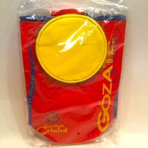 Aguardienta Cristal Cooler Bag Insulated Carry Bag Cold Beverage Holder.